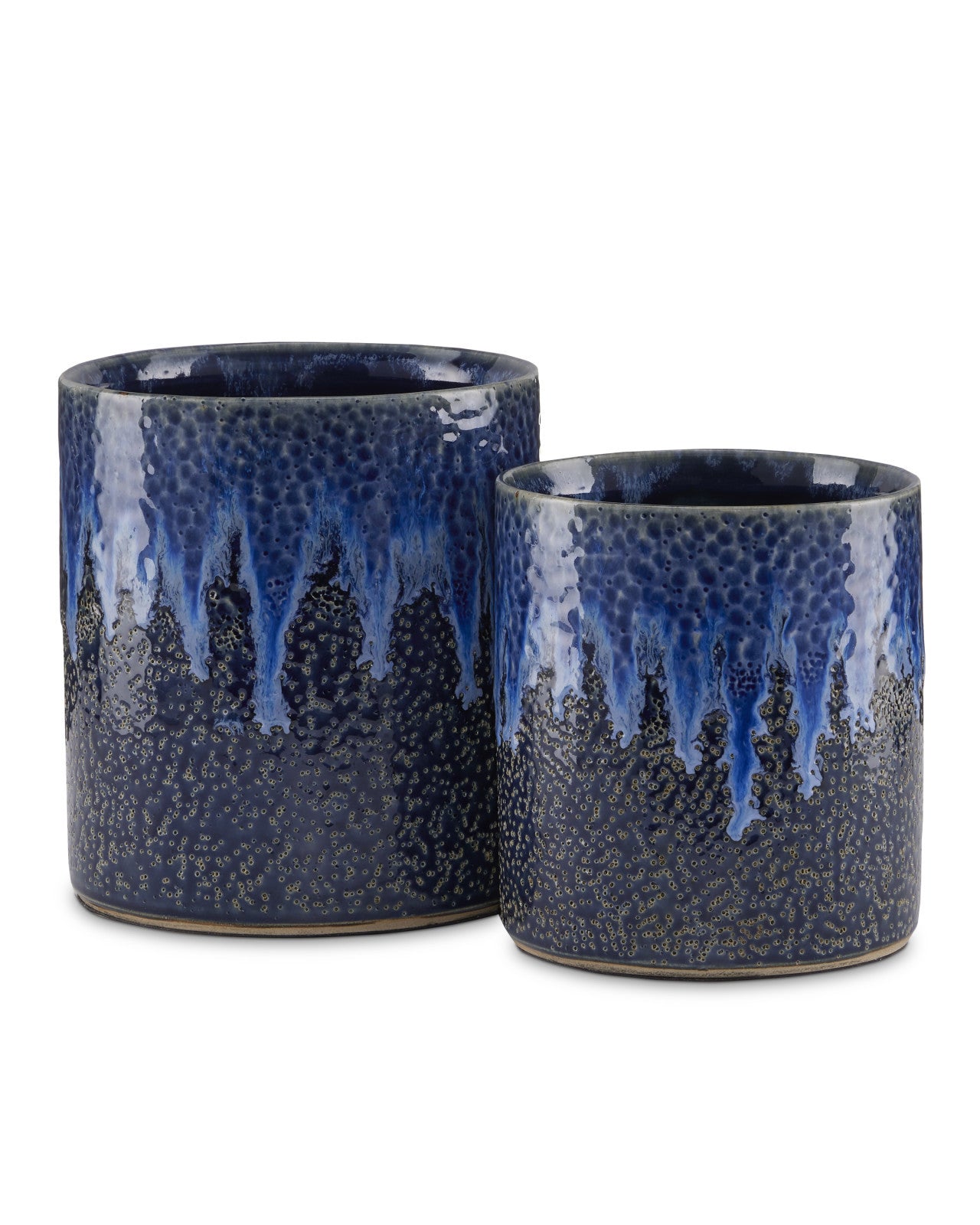 Kelmscott Large Blue Cachepot